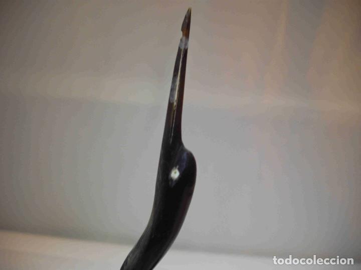 Arte: FIGURA GARZA EBANO - Foto 5