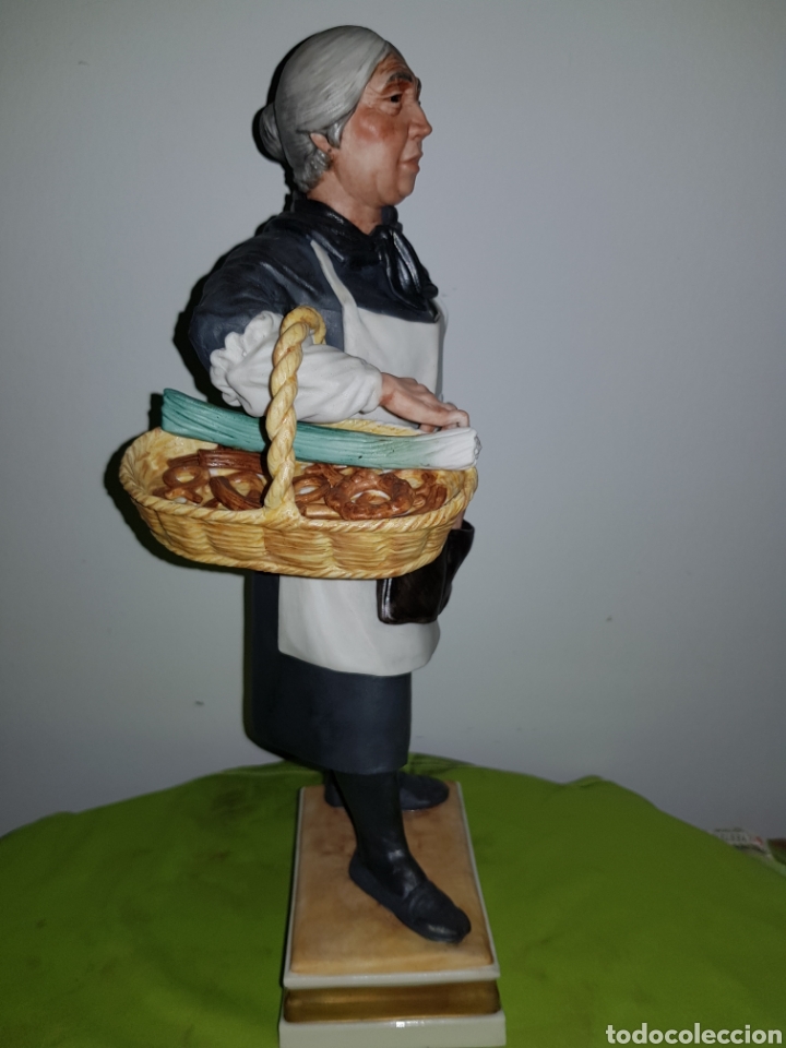 Arte: LA VENDEDORA DE CHURROS de ALGORA. Perfecta - Foto 4