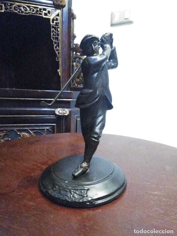 Arte: ESTATUA DE GOLF EN BRONCE - Foto 6