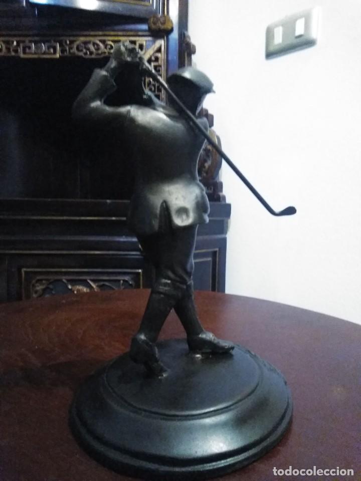 Arte: ESTATUA DE GOLF EN BRONCE - Foto 4