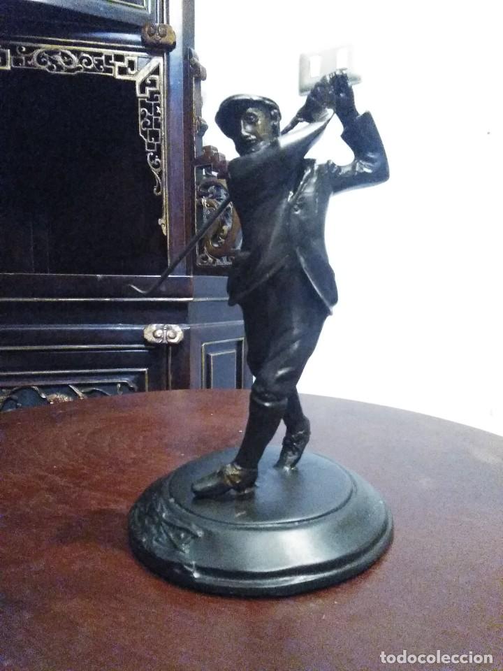 Arte: ESTATUA DE GOLF EN BRONCE - Foto 2