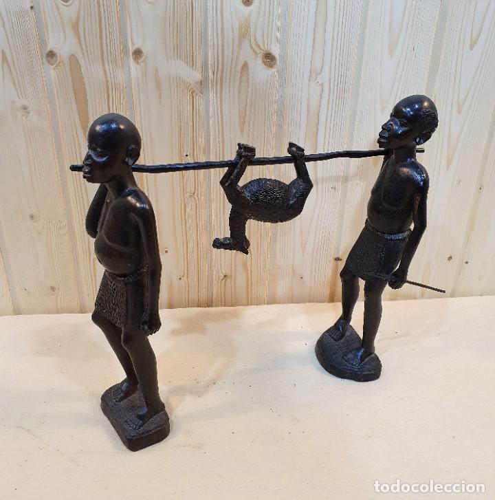 Arte: ESCULTURA EN MADERA DE EBANO - Foto 1