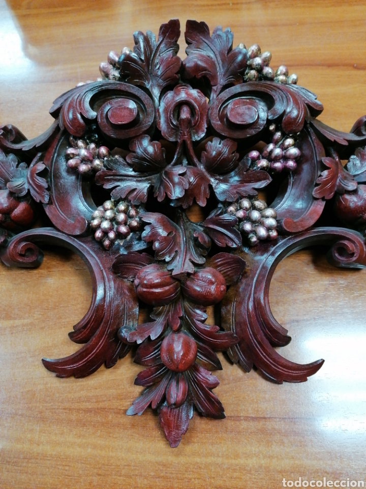 Arte: Talla de caoba aplique - Foto 2