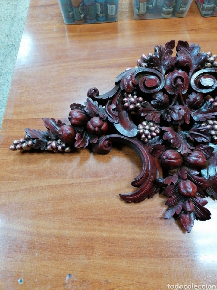Arte: Talla de caoba aplique - Foto 3