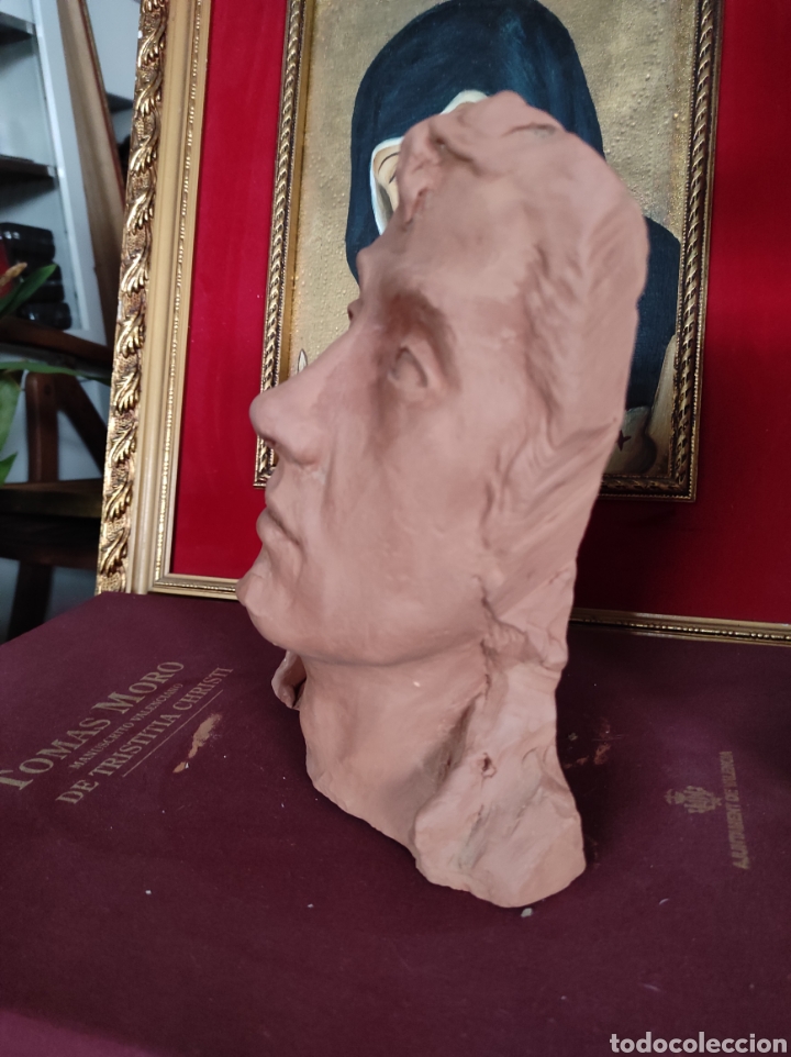Arte: Busto de barro de 22cm. Rostro - Foto 4
