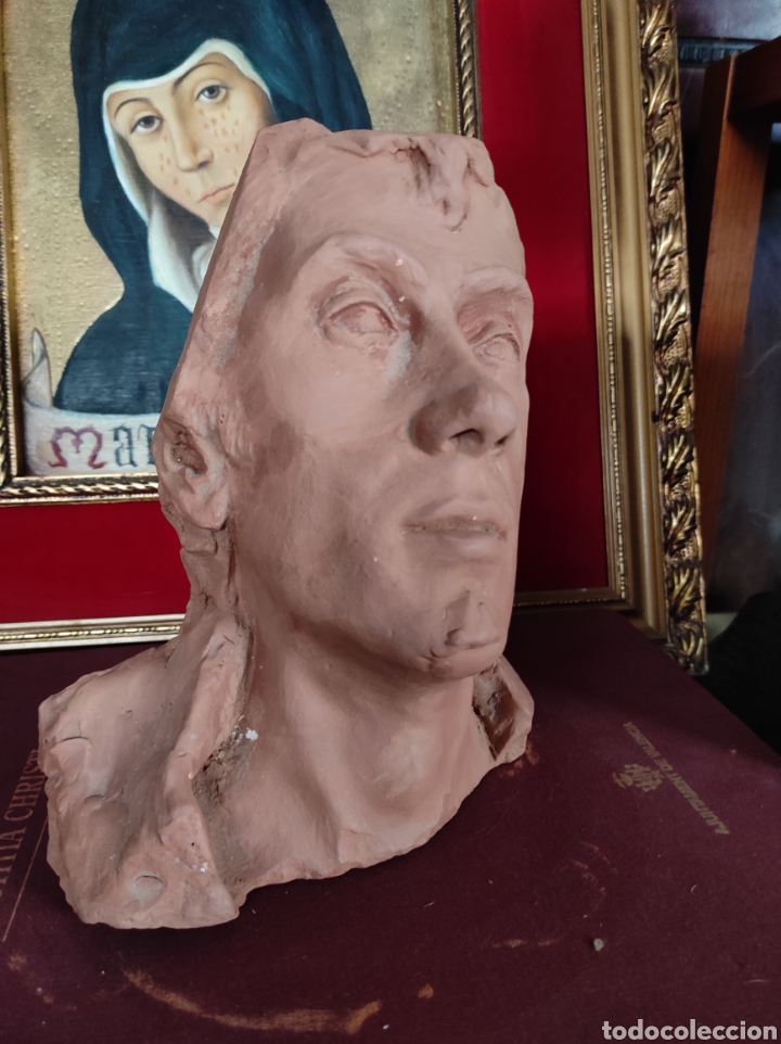 Arte: Busto de barro de 22cm. Rostro - Foto 7