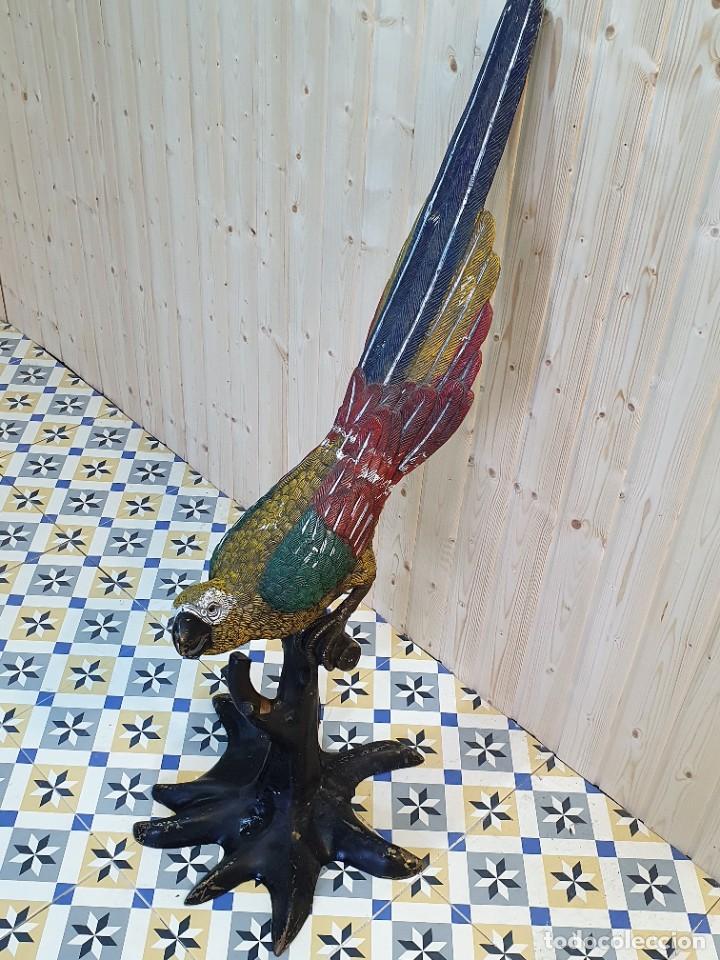 Arte: ESCULTURA LORO DE BRONCE - Foto 4