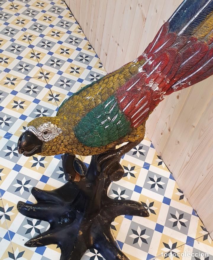 Arte: ESCULTURA LORO DE BRONCE - Foto 5