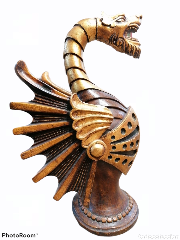 Arte: Casco del batallador madera - Foto 2