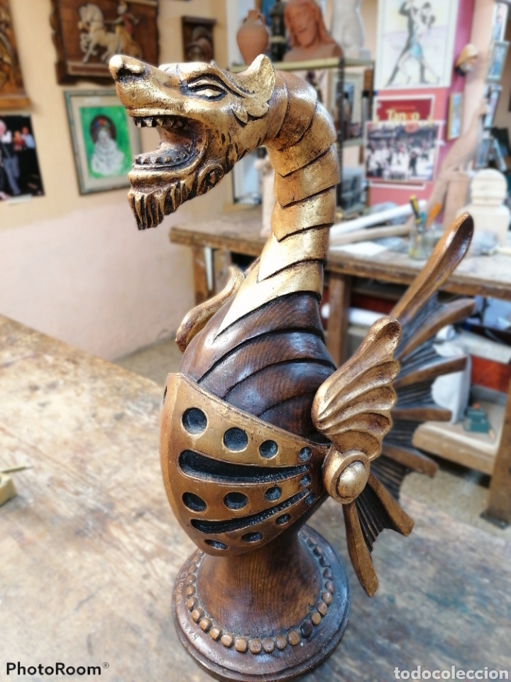 Arte: Casco del batallador madera - Foto 6