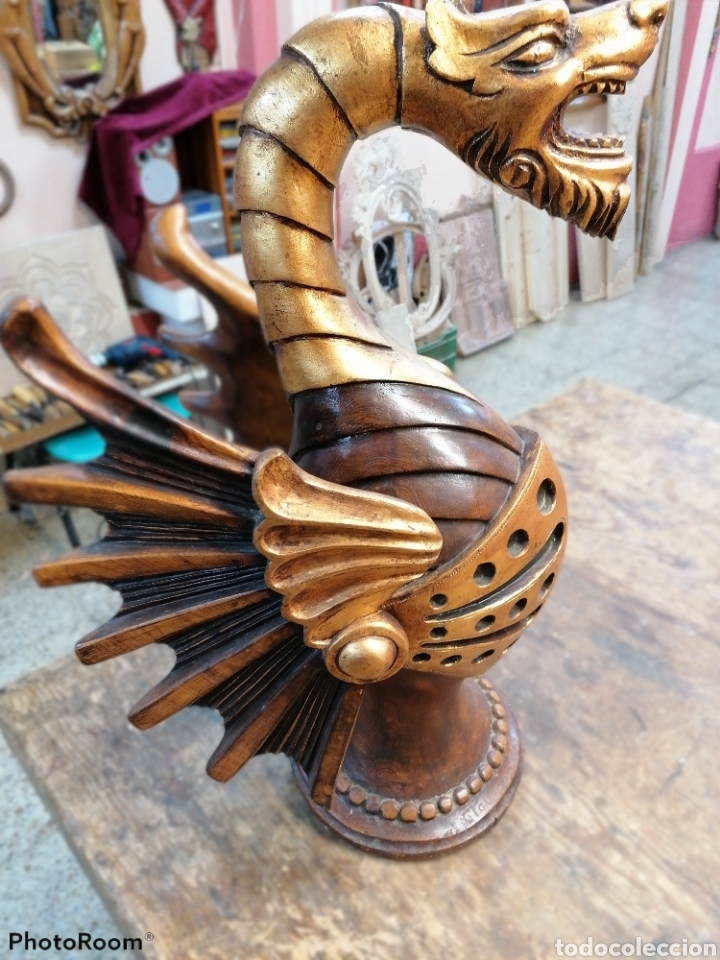 Arte: Casco del batallador madera - Foto 7