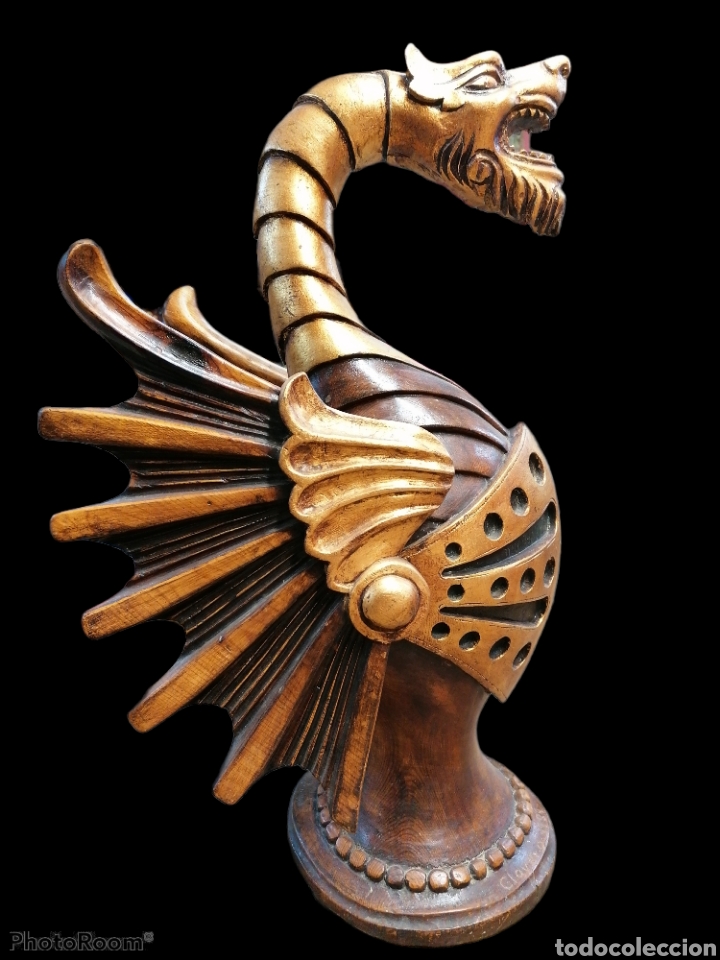 Arte: Casco del batallador madera - Foto 1