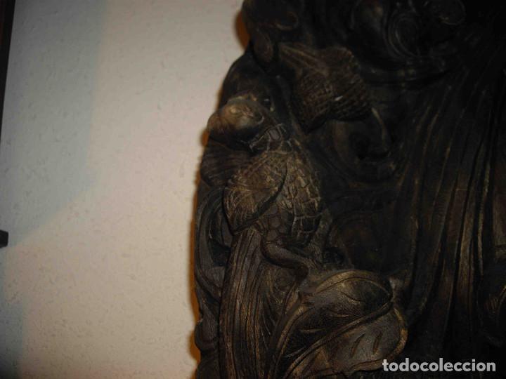 Arte: FIGURA TALLA MADERA DIOSA - Foto 15