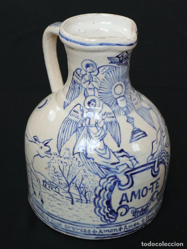 Arte: Martín Cifre (Palma de Mallorca 1940-2009). Jarra de cerámica esmaltada. Firmada. Mide 29 cm. - Foto 1 - 269004629