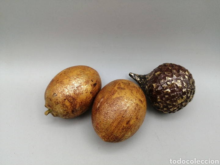 Arte: Bodeg&oacute;n. Frutas, madera tallada y policromada - Foto 16