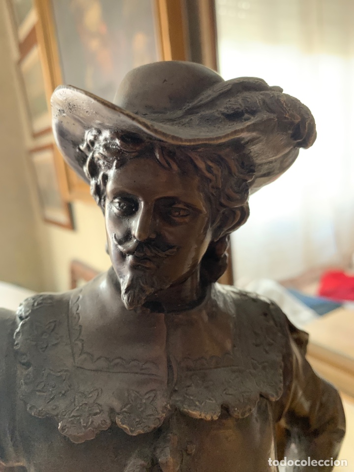 Arte: Mosquetero en bronce, s. XIX - Foto 22