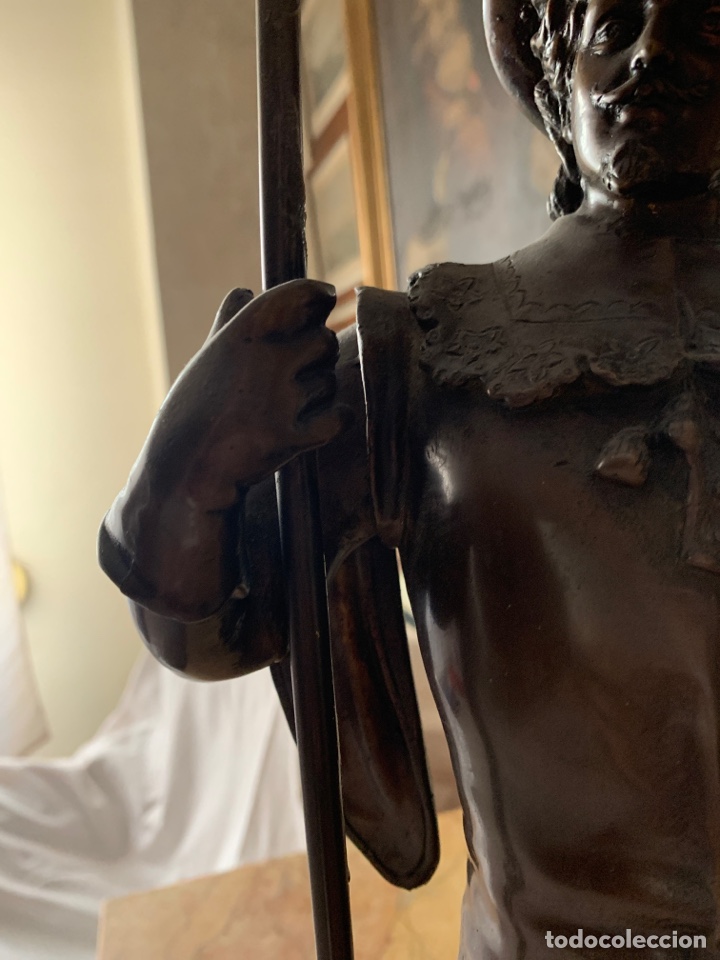Arte: Mosquetero en bronce, s. XIX - Foto 23
