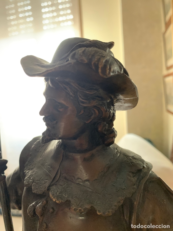 Arte: Mosquetero en bronce, s. XIX - Foto 26