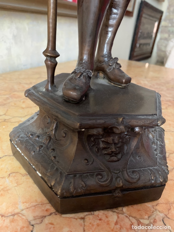 Arte: Mosquetero en bronce, s. XIX - Foto 28