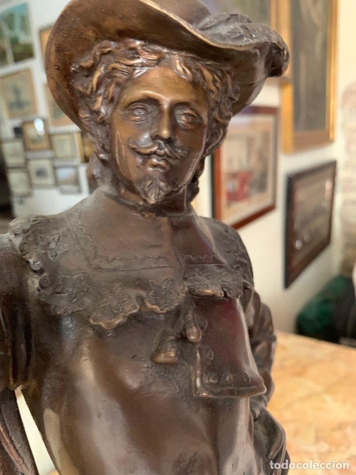 Arte: Mosquetero en bronce, s. XIX - Foto 29