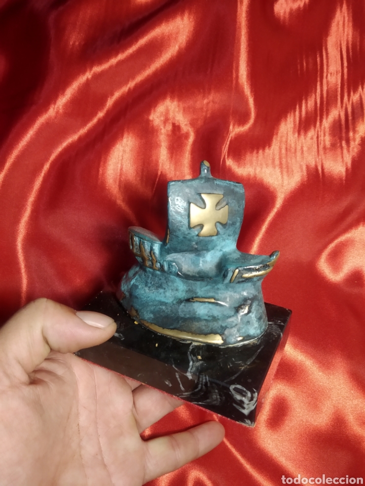 Arte: Escultura Carabela bronce - Foto 2