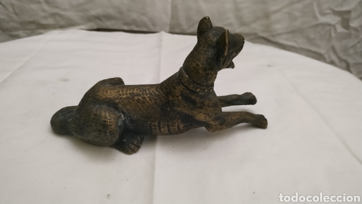 Arte: Figura de perro de bronce - Foto 3