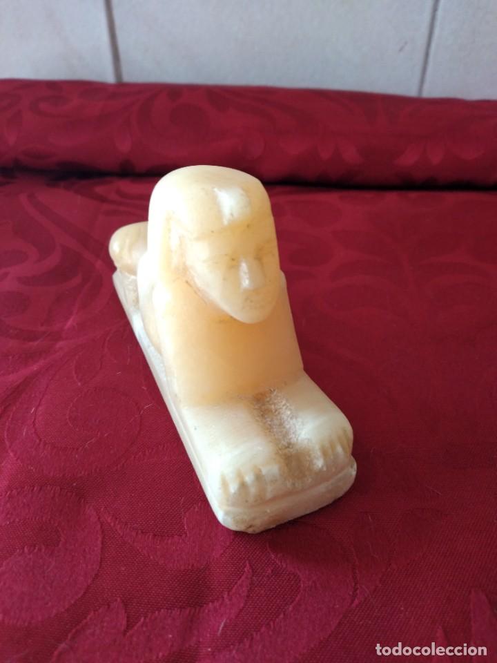 Arte: Esfinge tallada en m&aacute;rmol. - Foto 3