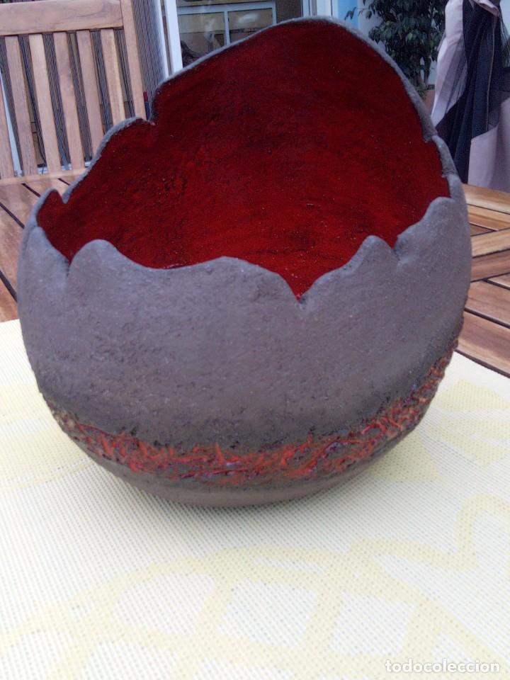 Arte: Pieza huevo de ceramica de gres - Foto 2