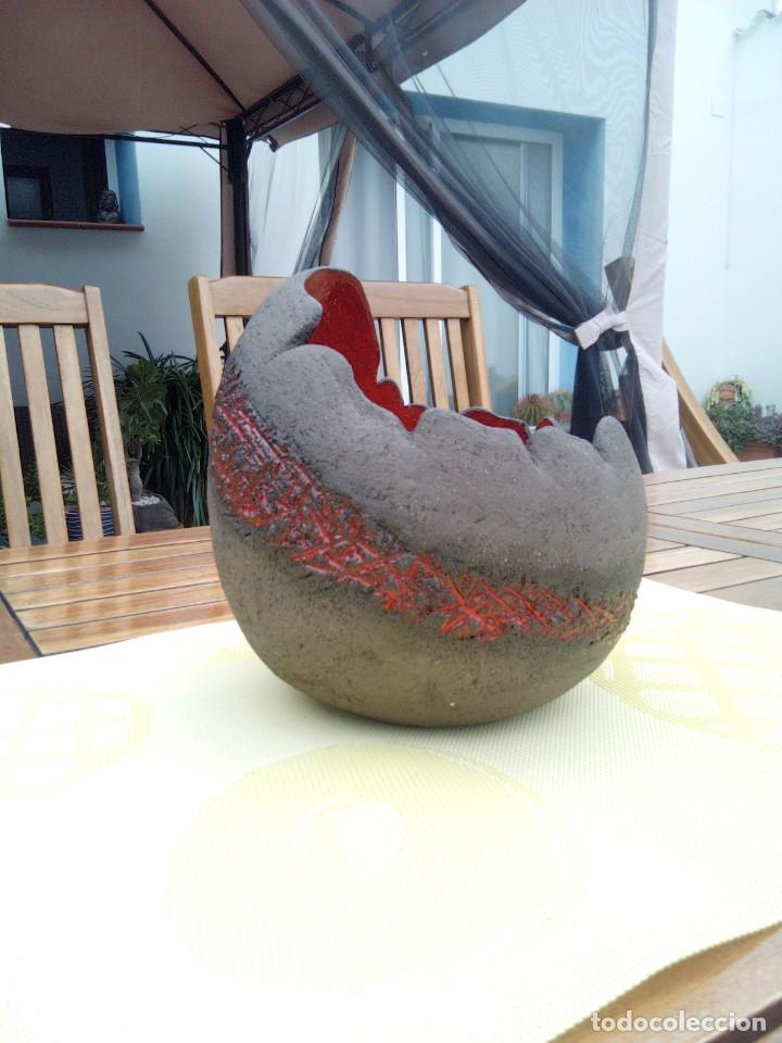 Arte: Pieza huevo de ceramica de gres - Foto 4
