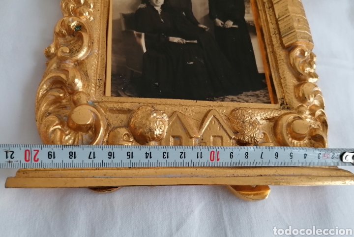 Arte: Antiguo Marco Bronce. - Foto 4