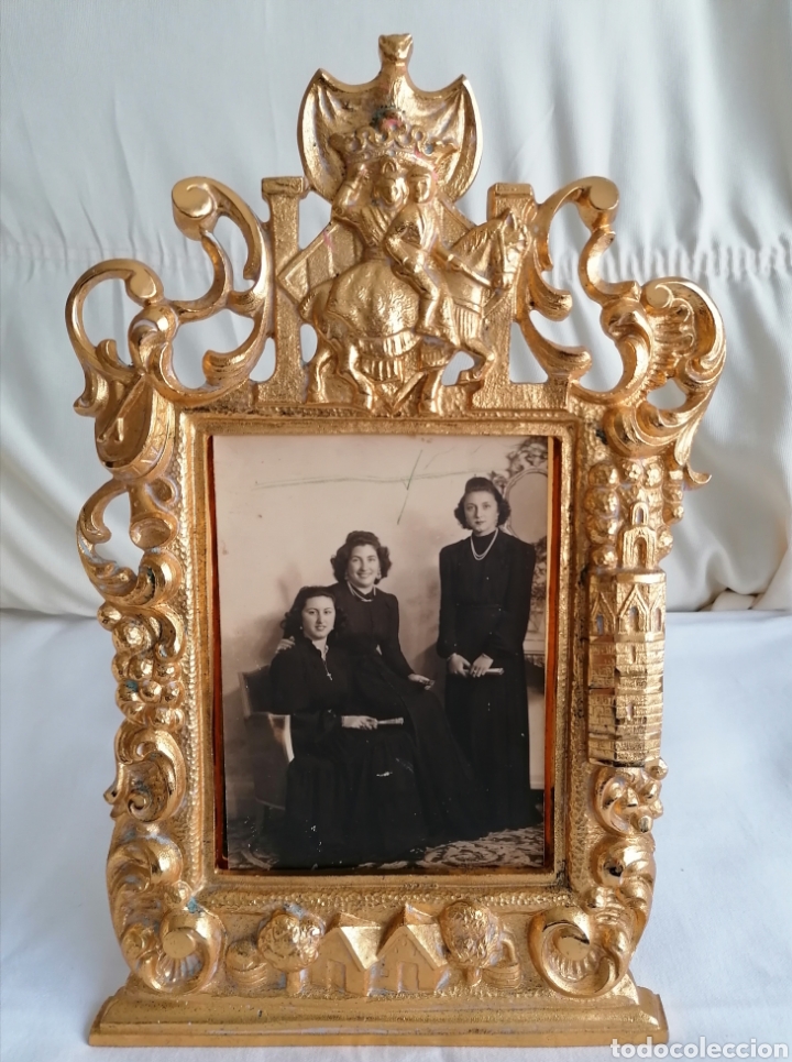 Arte: Antiguo Marco Bronce. - Foto 8