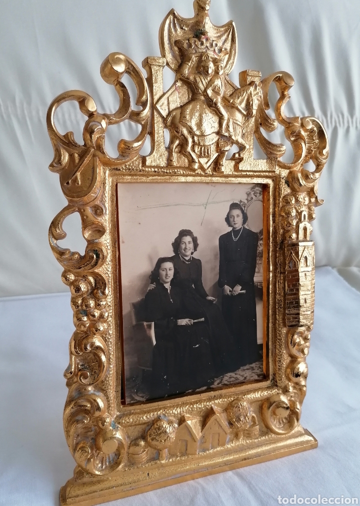 Arte: Antiguo Marco Bronce. - Foto 9