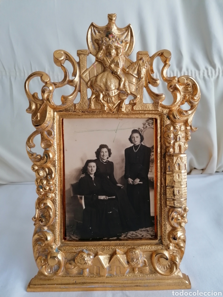Arte: Antiguo Marco Bronce. - Foto 11