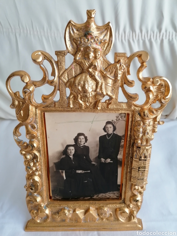 Arte: Antiguo Marco Bronce. - Foto 1