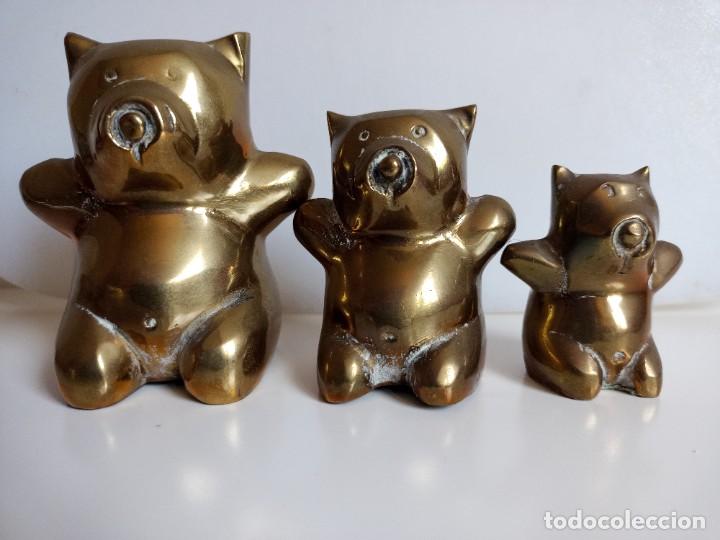 Arte: Tres osos de bronce - Foto 1