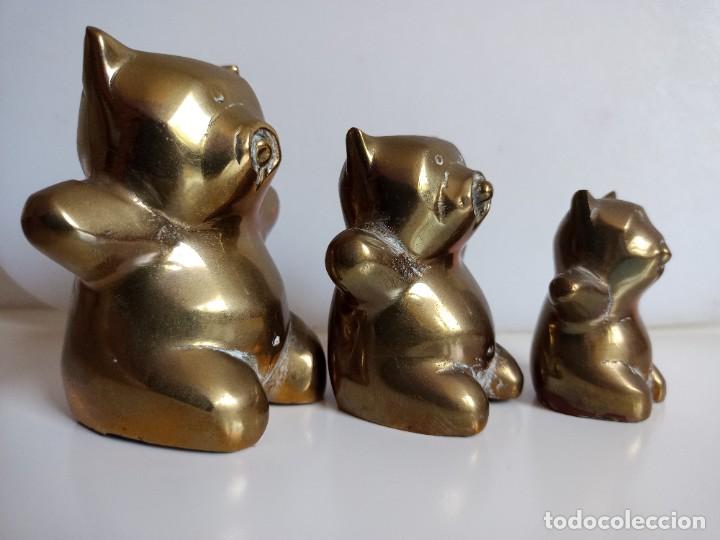 Arte: Tres osos de bronce - Foto 2