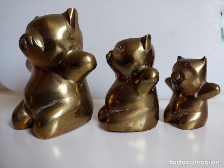 Arte: Tres osos de bronce - Foto 5