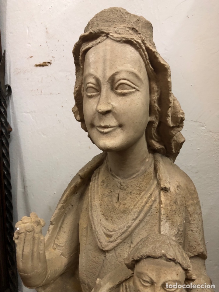 Arte: Virgen Sentada de Piedra - Foto 2