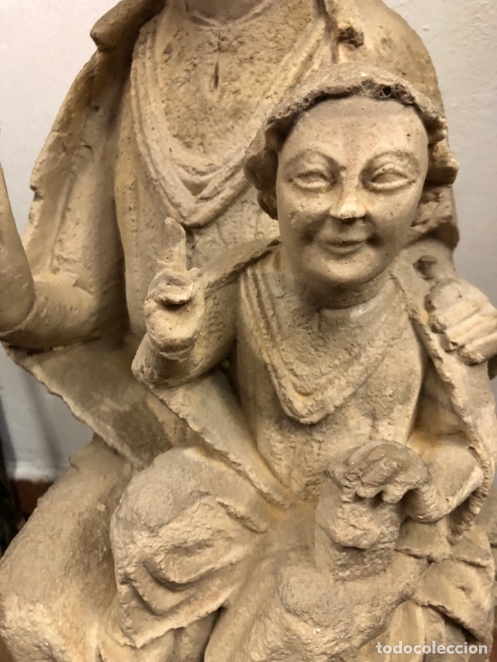 Arte: Virgen Sentada de Piedra - Foto 4
