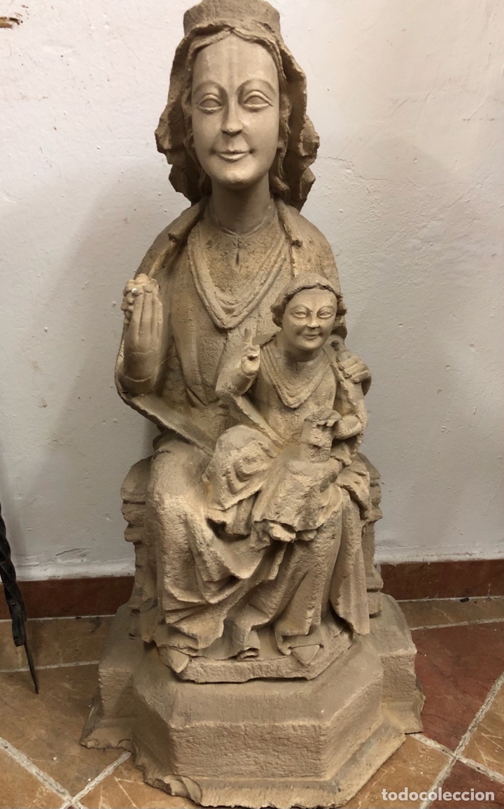 Arte: Virgen Sentada de Piedra - Foto 12