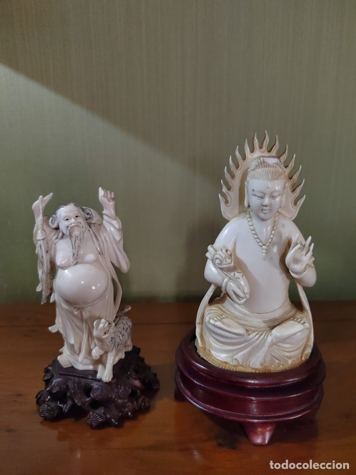 Arte: Figuras de hueso buda.