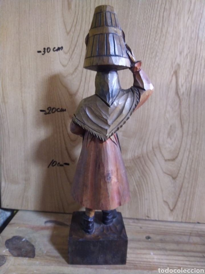 Arte: Figura Madera policromada - Foto 2