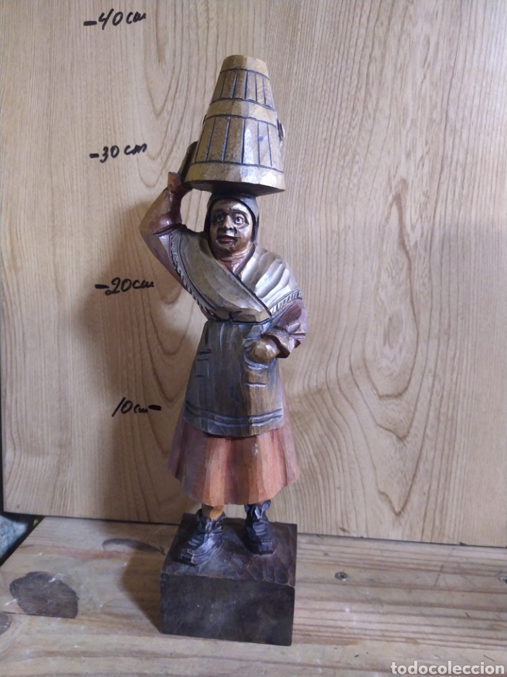 Arte: Figura Madera policromada - Foto 3