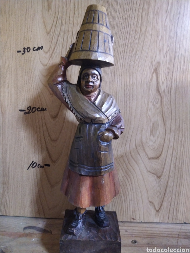 Arte: Figura Madera policromada - Foto 1