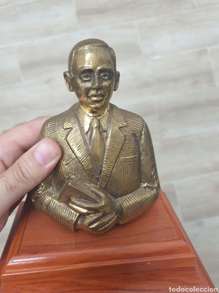 Arte: busto en bronce blas infante - Foto 5