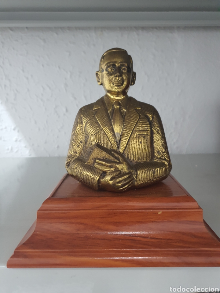 Arte: busto en bronce blas infante - Foto 1