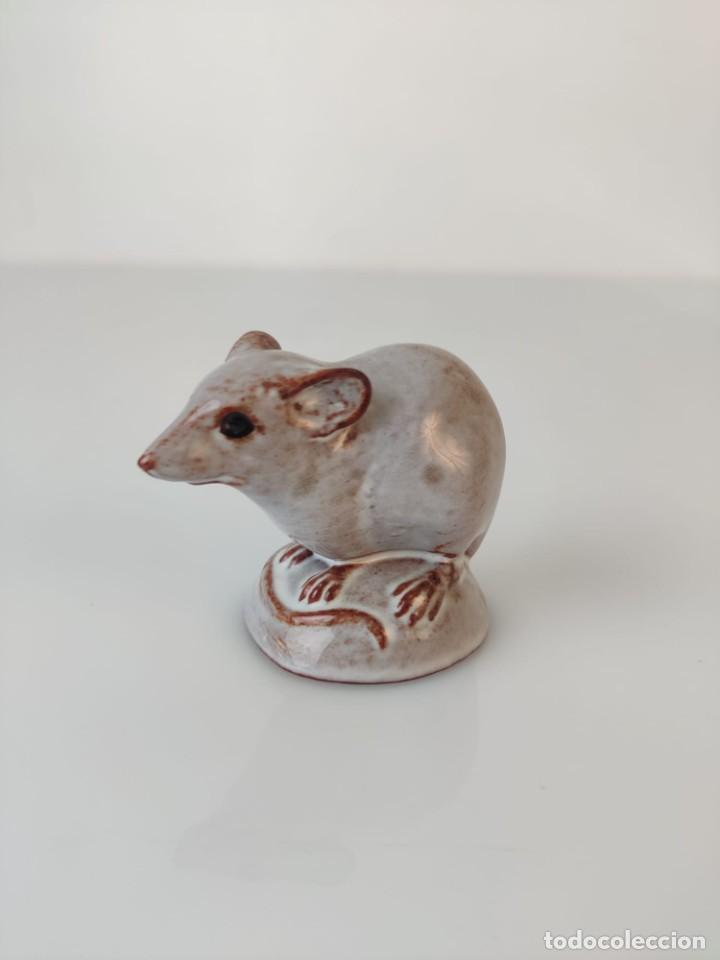 Arte: Escultura de ratón en terracota vidriada - Foto 7 - 303590478