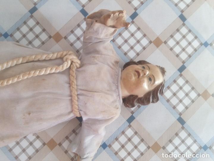 Arte: Santo de terracota del 1800 - Foto 3