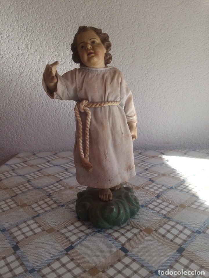 Arte: Santo de terracota del 1800 - Foto 5