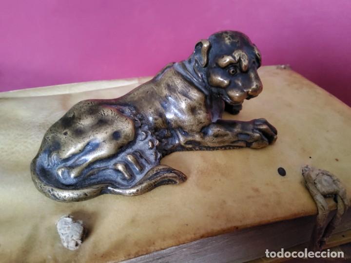 Arte: ANTIGUO PUMA DE BRONCE - Foto 3